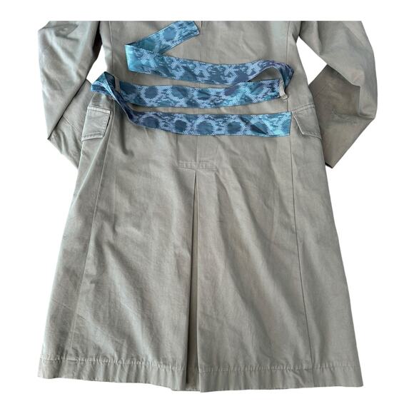 YSL Yves Saint Laurent Rive Gauche Y2K classic iridescent trench size 48/38 USA - Picture 15 of 17